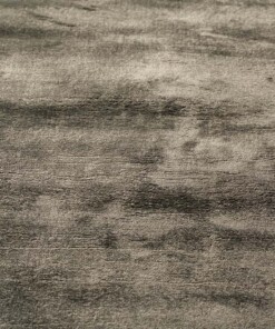 Oval viscose rug - Pearl olive green - close up