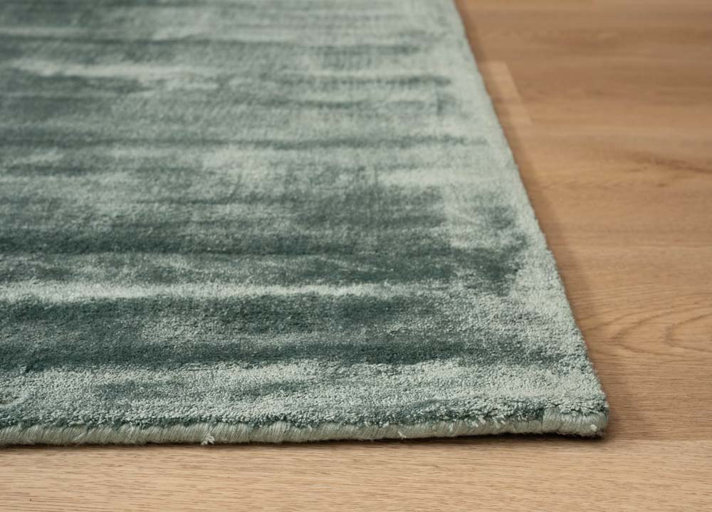 Viscose rug - Pearl azure blue - close up Viscose rug - Pearl azure blue - close up