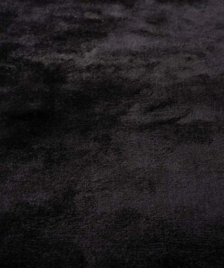 Round viscose rug - Pearl black - close up