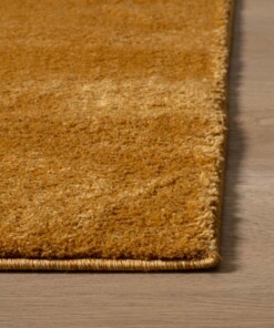 Velvet rug - Flair gold - close up, thumbnail
