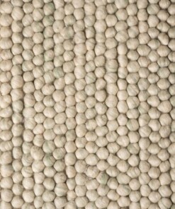 Wool rug - Fjell mint green - close up, thumbnail