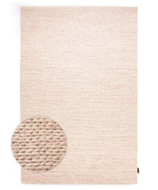 Wool rug - Hyssing cream/pink - overzicht, thumbnail