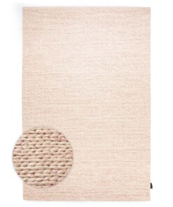 Wool rug - Hyssing cream/pink - overzicht
