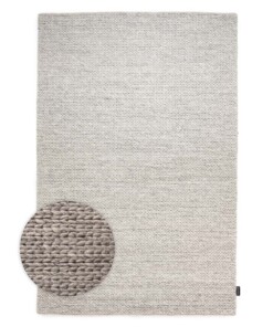 Wool rug - Hyssing light grey - overzicht, thumbnail