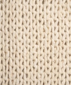 Wool rug - Hyssing ivory - close up, thumbnail