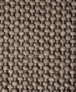 Wool rug - Løkke sand color - close up, thumbnail