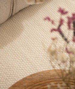 Square wool rug - Ulstein white