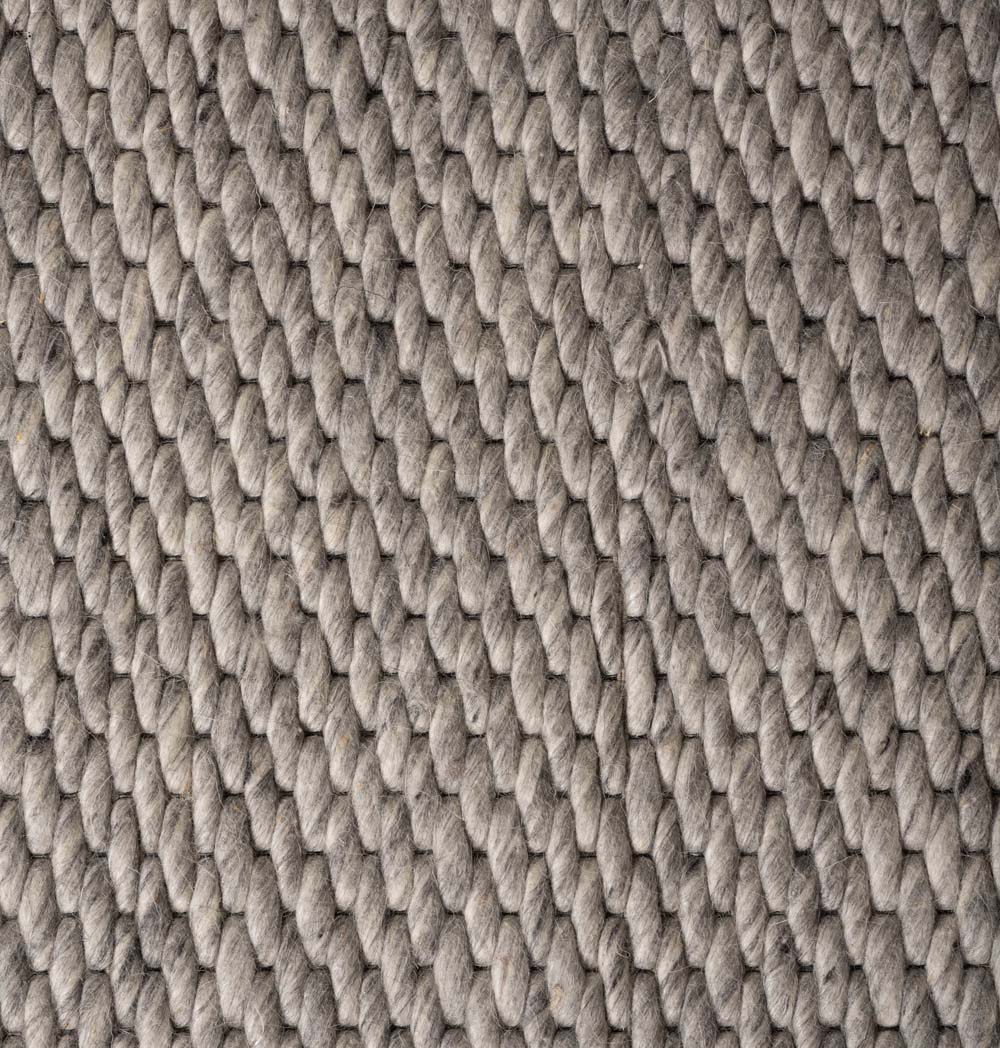 Wool rug - Vridning light grey - close up Wool rug - Vridning light grey - close up