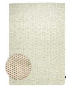 Wool rug - Vridning mint green - overzicht