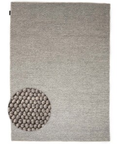 Wool rug - Fjell light grey - overzicht, thumbnail
