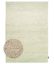 Wool rug - Fjell mint green - overzicht, thumbnail