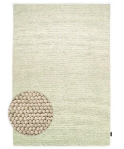 Wool rug - Fjell mint green - overzicht