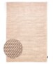 Wool rug - Løkke cream/pink - overzicht, thumbnail