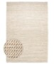 Wool rug - Løkke ivory - overzicht, thumbnail