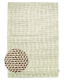 Wool rug - Løkke mint green - overzicht, thumbnail