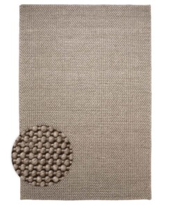 Wool rug - Løkke sand color - overzicht
