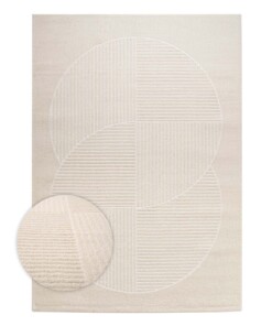 Scandinavian rug - Contour Circle cream - overzicht, thumbnail
