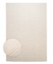 Scandinavian rug - Contour Curve cream - overzicht, thumbnail