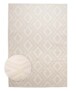 Scandinavian rug - Contour Diamond cream - overzicht, thumbnail