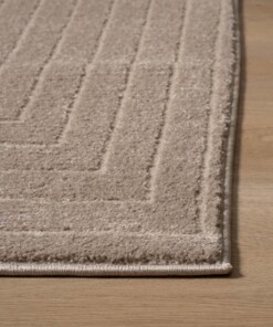 Scandinavian rug - Contour Edge beige - close up