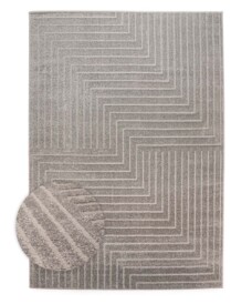Scandinavian rug - Contour Edge grey - overzicht, thumbnail