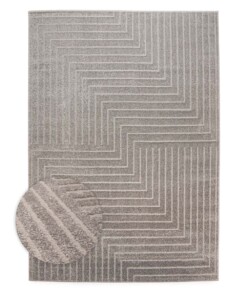 Scandinavian rug - Contour Edge grey - overzicht, thumbnail