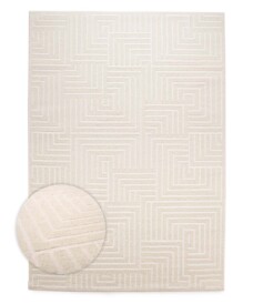 Scandinavian rug - Contour Gem cream - overzicht, thumbnail