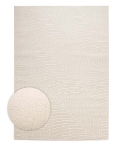 Scandinavian rug - Contour Leaf cream - overzicht