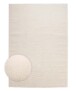 Scandinavian rug - Contour Leaf cream - overzicht, thumbnail