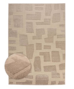 Scandinavian Rug - Contour Stone Beige - overzicht, thumbnail