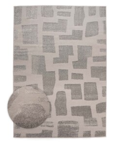 Scandinavian Rug - Contour Stone Grey - overzicht, thumbnail