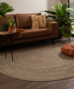 Round cotton rug - Joy multi