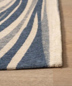 Marble rug - Weave Marble grey/blue - close up, thumbnail