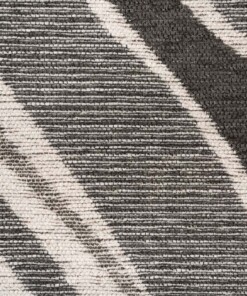 Marble rug - Weave Marble grey/black - close up