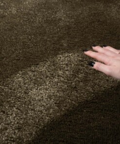 Velvet rug - Flair olive green - close up, thumbnail