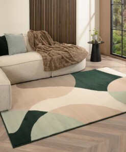 Abstract rug - Ease Nova green