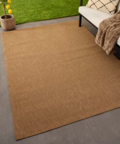 Plain outdoor rug - Flip light brown