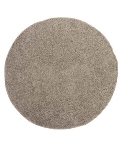 Round thick rug - Shaggy Trend light grey - overzicht, thumbnail