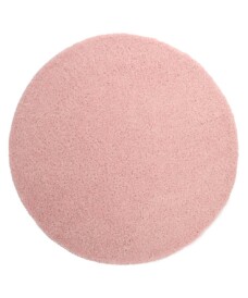 Round thick rug - Shaggy Trend light pink - overzicht, thumbnail