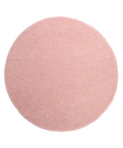 Round thick rug - Shaggy Trend light pink - overzicht