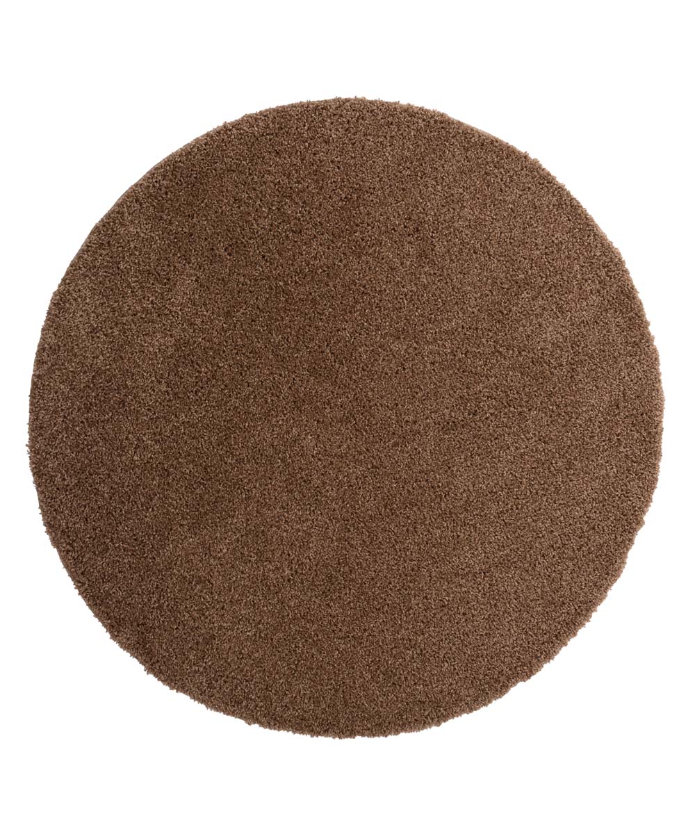 Round thick rug - Shaggy Trend mocha - overzicht Round thick rug - Shaggy Trend mocha - overzicht