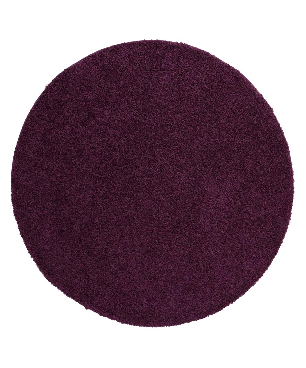 Round thick rug - Shaggy Trend purple - overzicht Round thick rug - Shaggy Trend purple - overzicht