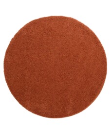 Round thick rug - Shaggy Trend terracotta - overzicht, thumbnail