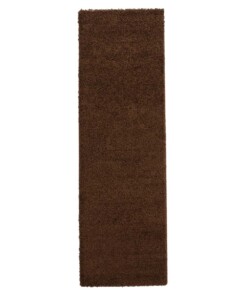 Runner rug thick - Shaggy Trend brown - overzicht