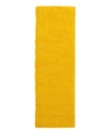 Runner rug thick - Shaggy Trend yellow - overzicht, thumbnail