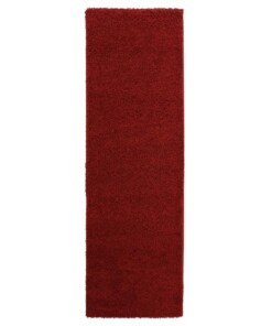 Runner rug thick - Shaggy Trend red - overzicht, thumbnail