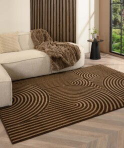 Japandi rug - Ease Akira brown