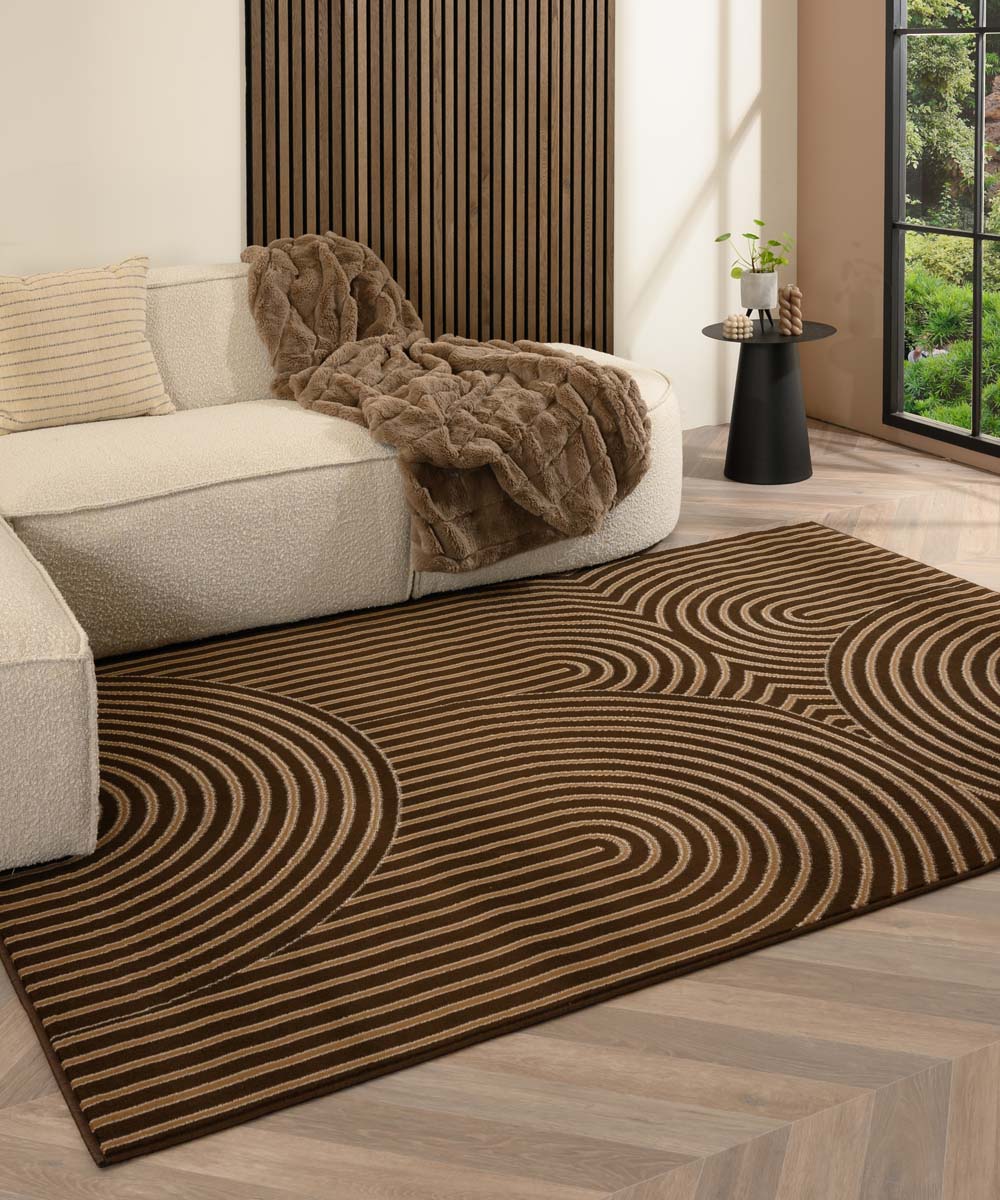 Japandi rug - Ease Akira brown Japandi rug - Ease Akira brown