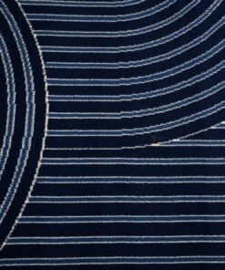 Japandi rug - Ease Akira dark blue