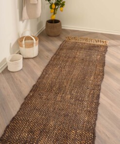 Jute runner - Chunky Boho & me brown/natural - sfeer